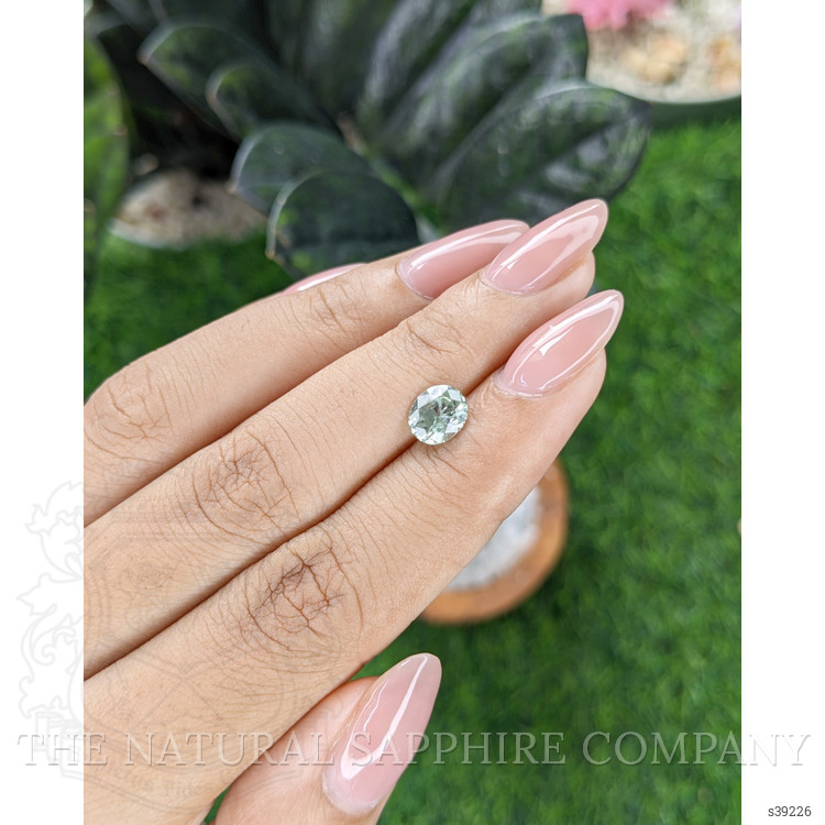 1.21 Ct. Green Sapphire from Montana
