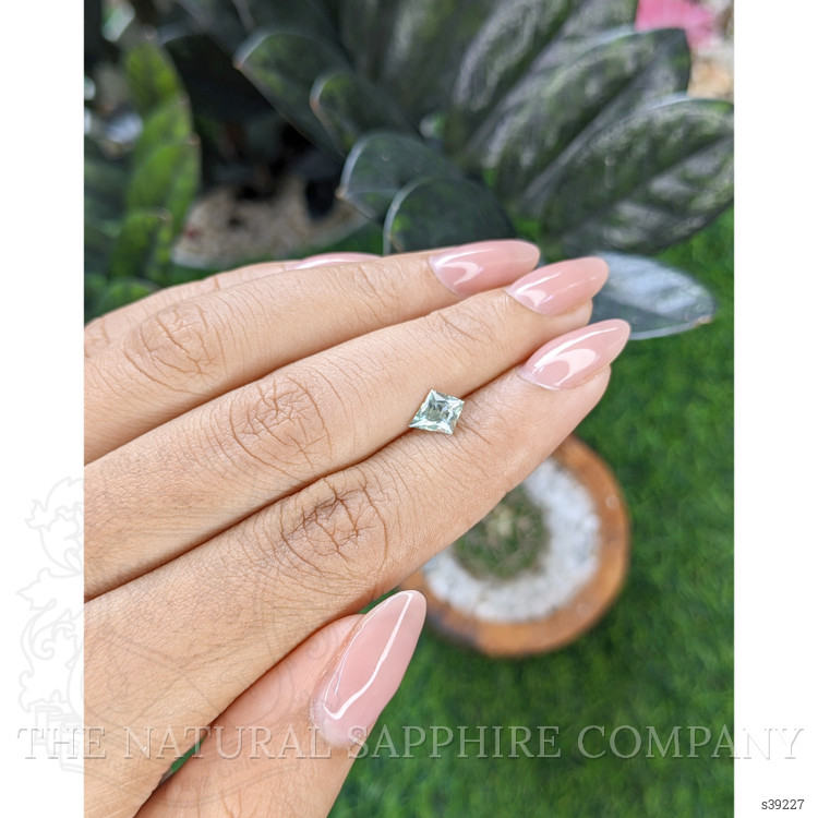 0.90 Ct. Bluish Green Sapphire from Montana