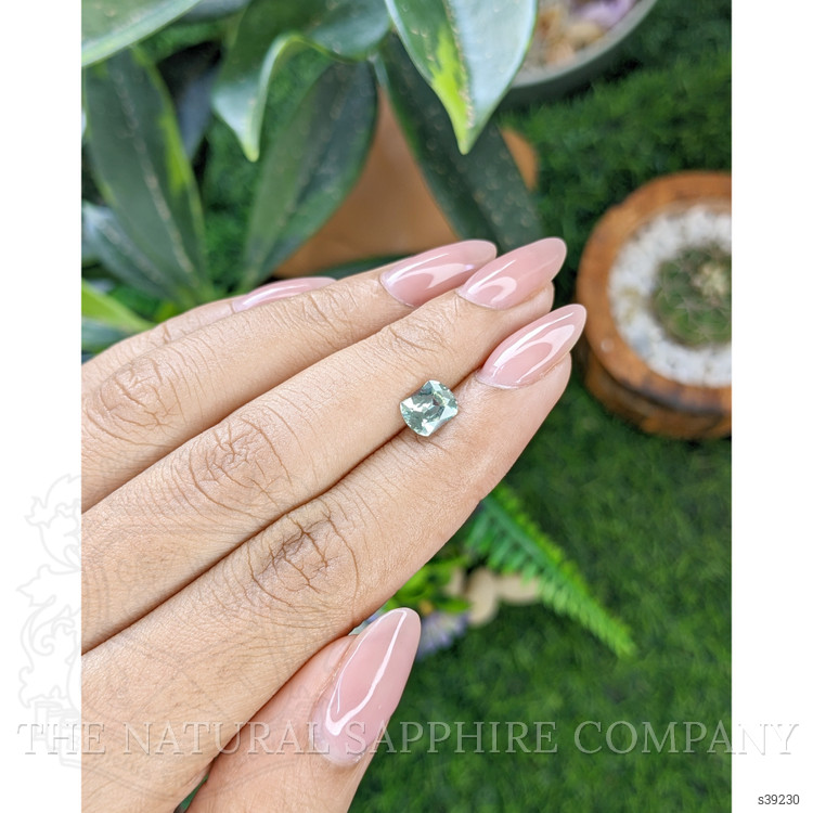 1.25 Ct. Bluish Green Sapphire from Montana
