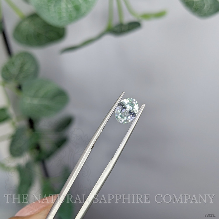 1.13 Ct. Bluish Green Sapphire from Montana