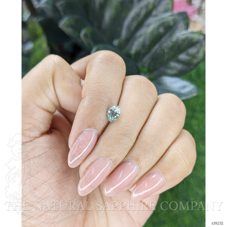 0.82 Ct. Bluish Green Sapphire from Montana