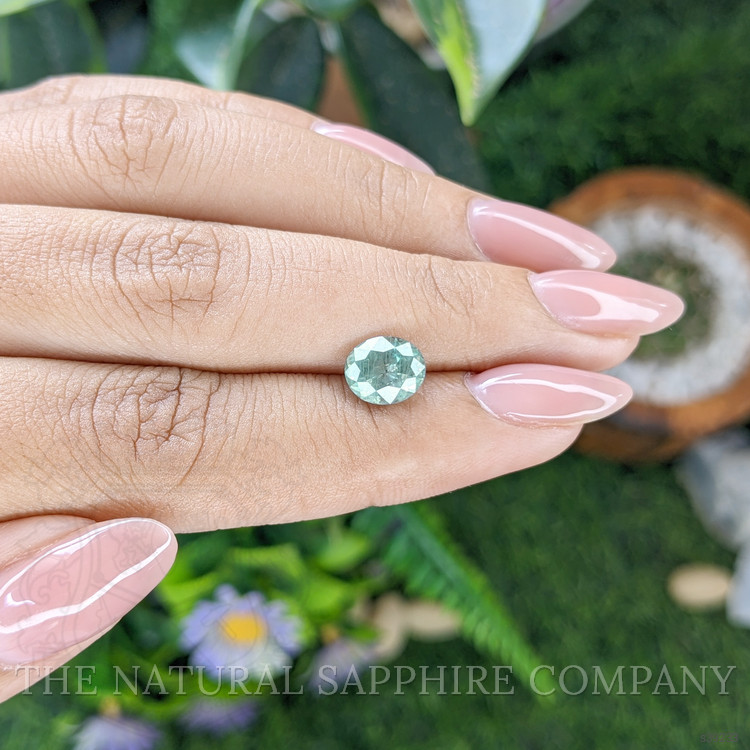1.97 Ct. Bluish Green Sapphire from Montana