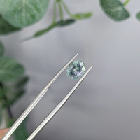 1.97 Ct. Bluish Green Sapphire from Montana Life Style