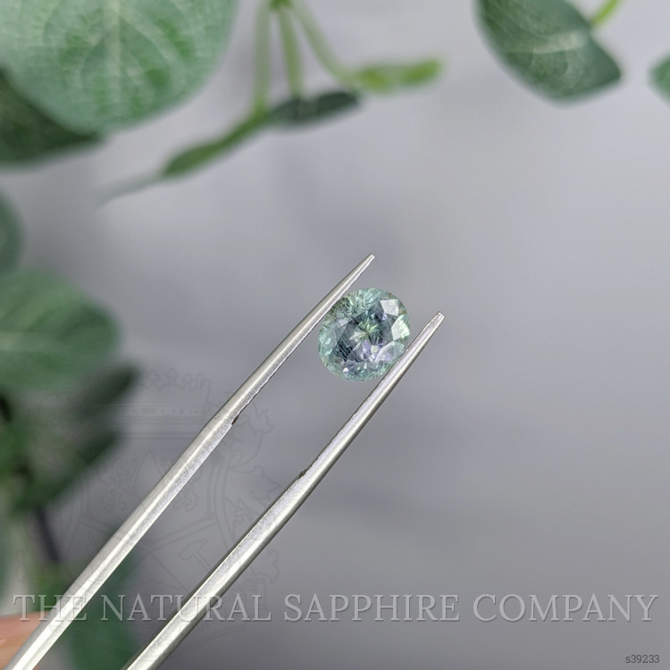 1.97 Ct. Bluish Green Sapphire from Montana