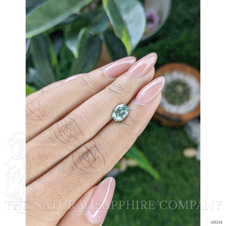 1.54 Ct. Bluish Green Sapphire from Montana
