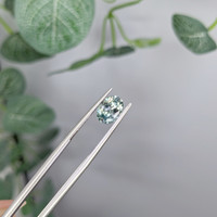 1.54 Ct. Bluish Green Sapphire from Montana Life Style