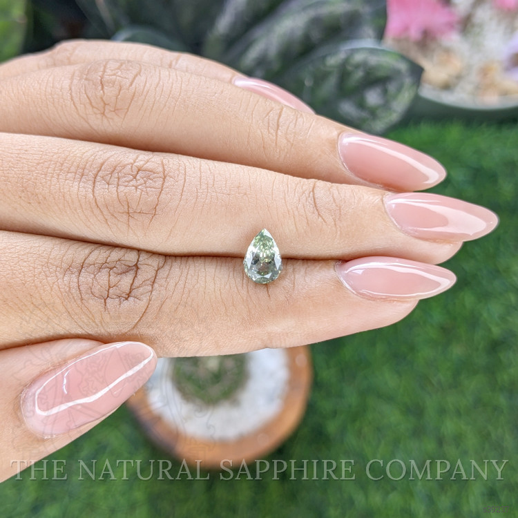 1.30 Ct. Yellowish Green Sapphire from Montana
