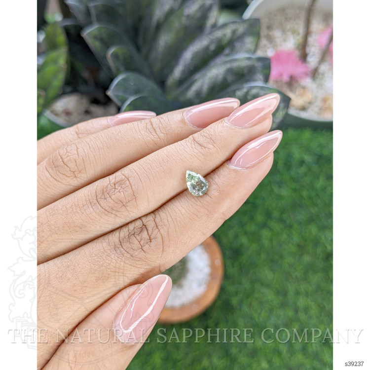 1.30 Ct. Yellowish Green Sapphire from Montana