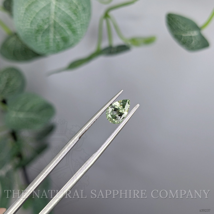 1.30 Ct. Yellowish Green Sapphire from Montana