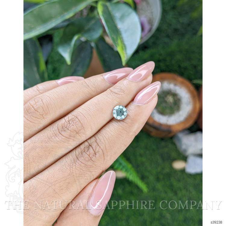 1.46 Ct. Greenish Blue Sapphire from Montana