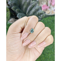 1.61 Ct. Bluish Green Sapphire from Montana Life Style