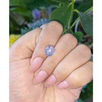 5.33 Ct. Blue Star Sapphire from Ceylon (Sri Lanka) Life Style