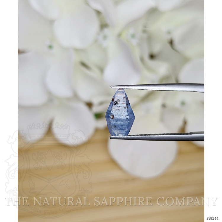 2.76 Ct. Blue Sapphire Crystal from Ceylon (Sri Lanka)