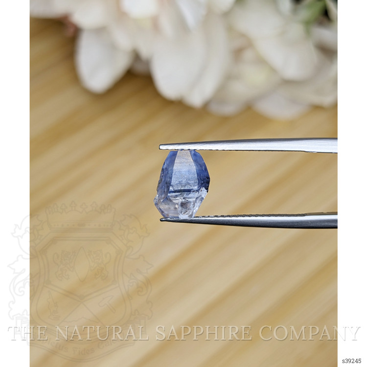 3.84 Ct. Blue Sapphire Crystal from Ceylon (Sri Lanka)