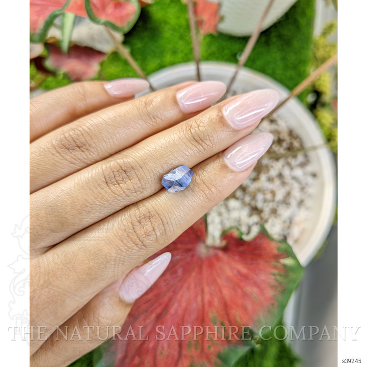3.84 Ct. Blue Sapphire Crystal from Ceylon (Sri Lanka)