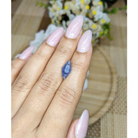 3.71 Ct. Blue Sapphire Crystal from Ceylon (Sri Lanka) Life Style