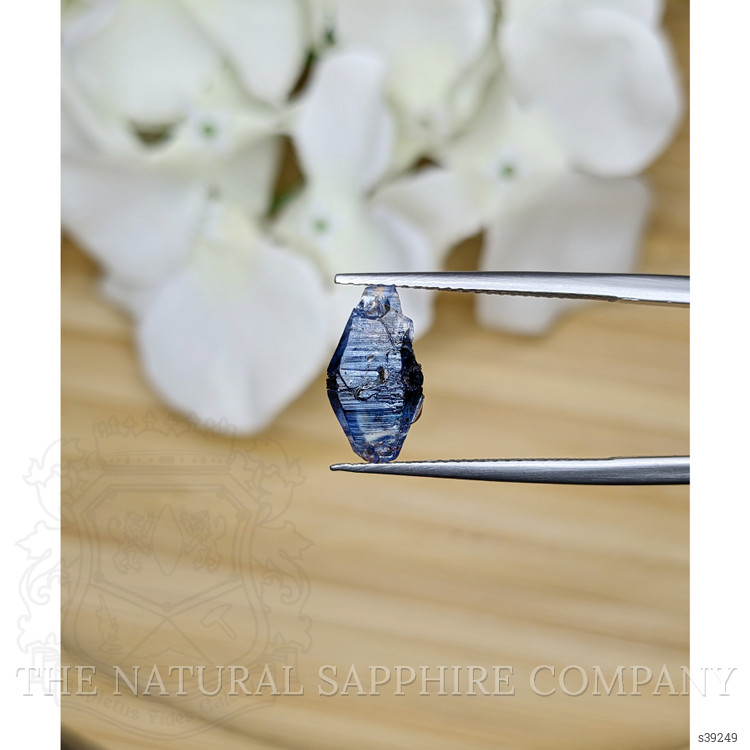 3.30 Ct. Blue Sapphire Crystal from Ceylon (Sri Lanka)