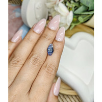 3.30 Ct. Blue Sapphire Crystal from Ceylon (Sri Lanka) Life Style