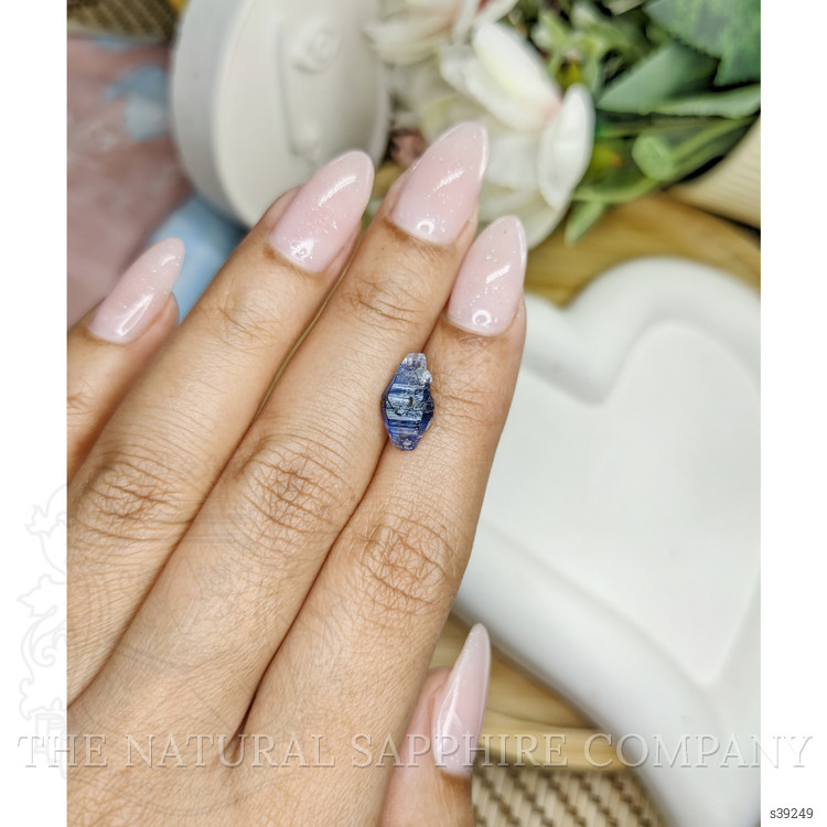 3.30 Ct. Blue Sapphire Crystal from Ceylon (Sri Lanka)