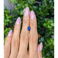1.58 Ct. Blue Sapphire from Ceylon (Sri Lanka) Life Style