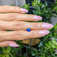 1.58 Ct. Blue Sapphire from Ceylon (Sri Lanka) Life Style