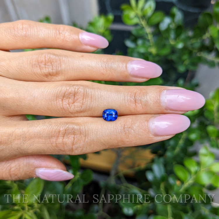 1.58 Ct. Blue Sapphire from Ceylon (Sri Lanka)