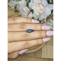 3.64 Ct. Blue Sapphire Crystal from Ceylon (Sri Lanka) Life Style