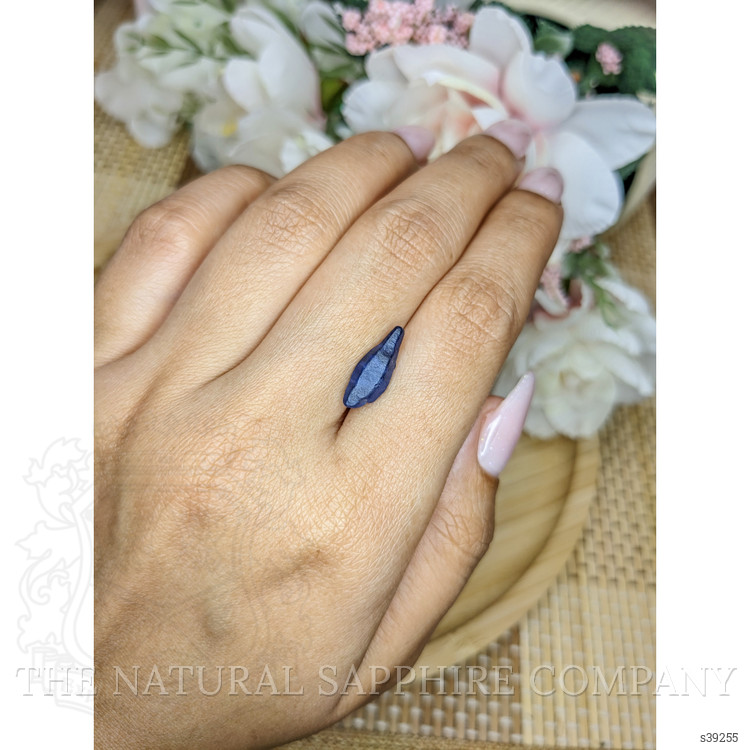 3.64 Ct. Blue Sapphire Crystal from Ceylon (Sri Lanka)