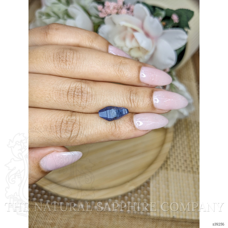 4.97 Ct. Blue Sapphire Crystal from Ceylon (Sri Lanka)