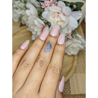 3.60 Ct. Bi Color Sapphire Crystal from Ceylon (Sri Lanka) Life Style