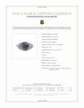 4.56 Ct. Bi Color / Parti Sapphire Crystal from Ceylon (Sri Lanka) Scan Report