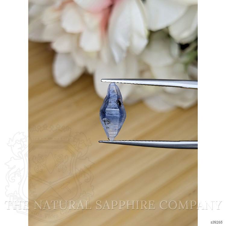 3.61 Ct. Blue Sapphire Crystal from Ceylon (Sri Lanka)