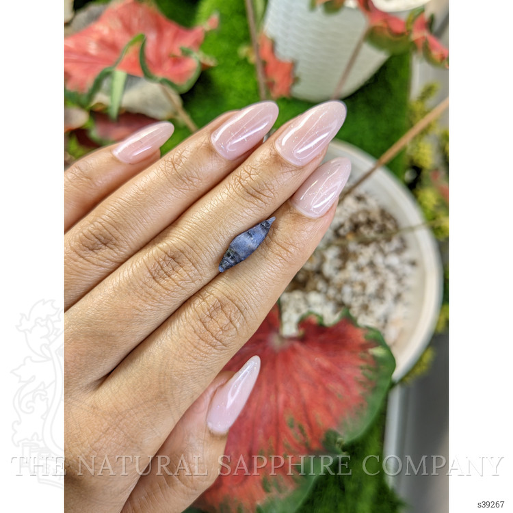 3.19 Ct. Blue Sapphire Crystal from Ceylon (Sri Lanka)