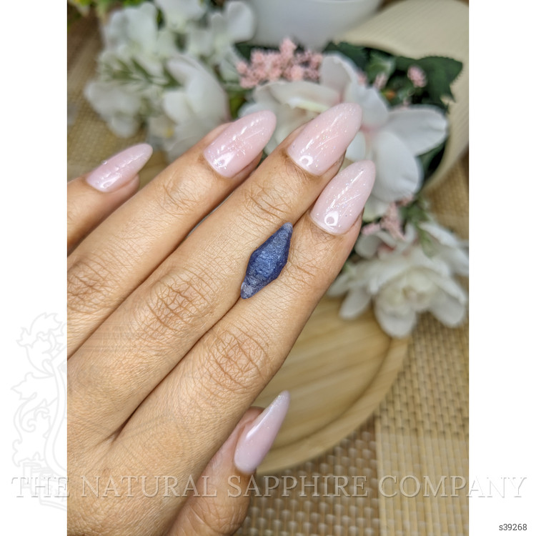 5.18 Ct. Blue Sapphire Crystal from Ceylon (Sri Lanka)