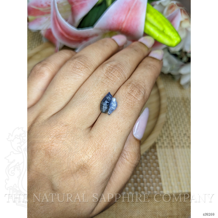 4.44 Ct. Blue Sapphire Crystal from Ceylon (Sri Lanka)