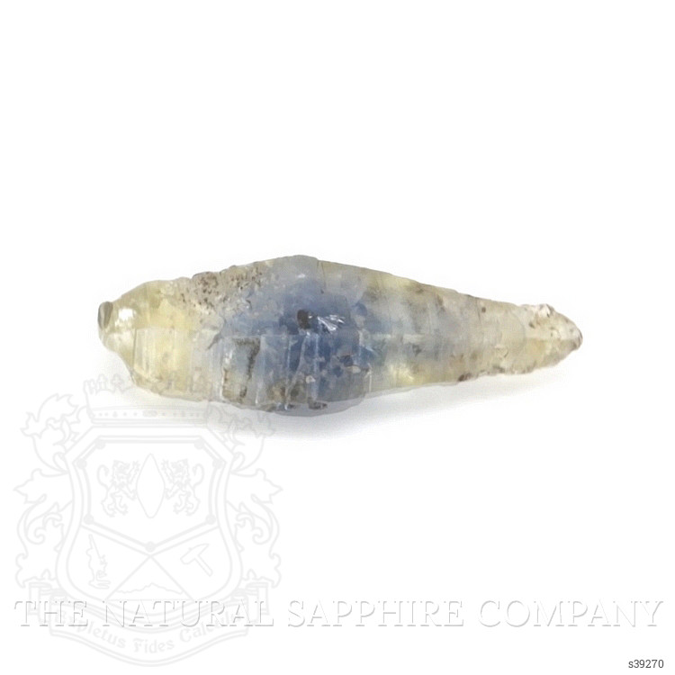 3.61 Ct. Bi Color Sapphire Crystal from Ceylon (Sri Lanka)