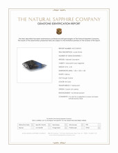 6.33 Ct. Bi Color / Parti Sapphire Crystal from Ceylon (Sri Lanka) Scan Report