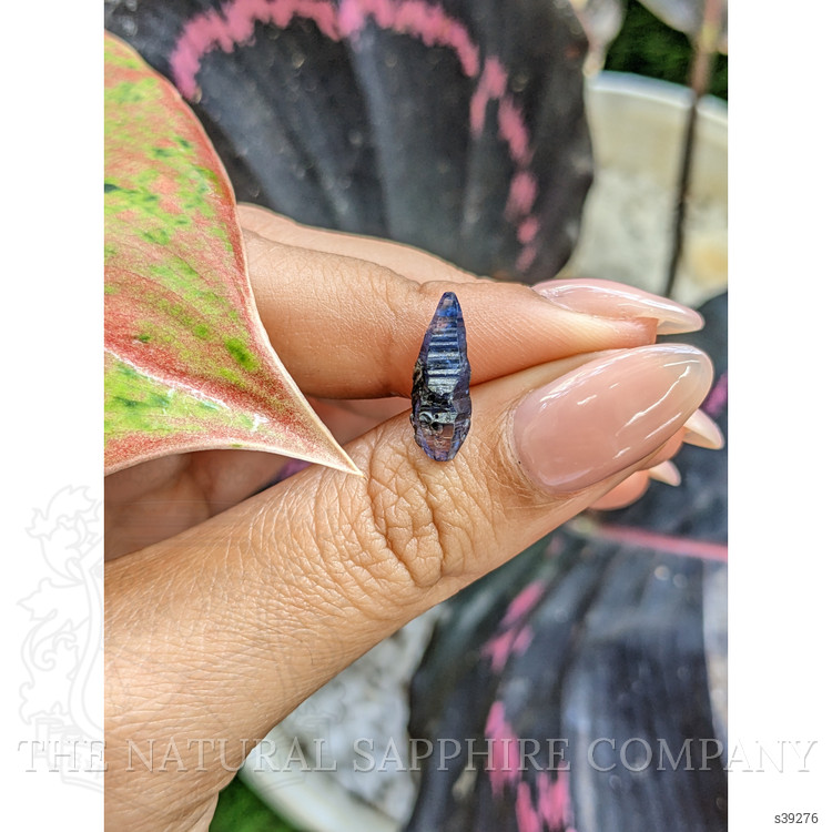 3.19 Ct. Blue Sapphire Crystal from Ceylon (Sri Lanka)