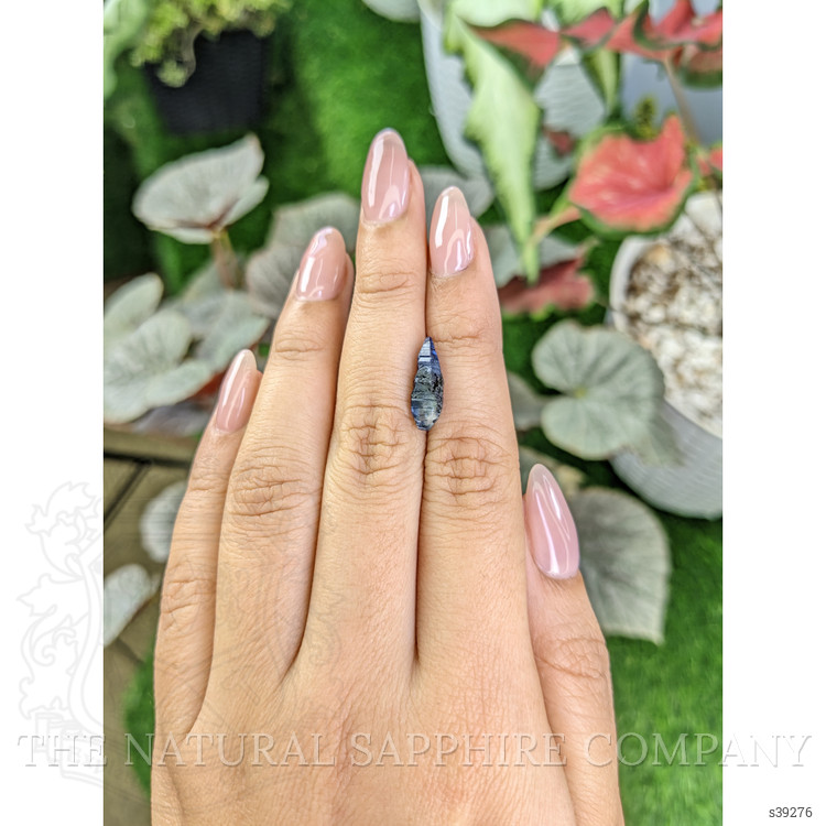 3.19 Ct. Blue Sapphire Crystal from Ceylon (Sri Lanka)