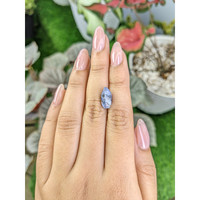 4.62 Ct. Blue Sapphire Crystal from Ceylon (Sri Lanka) Life Style