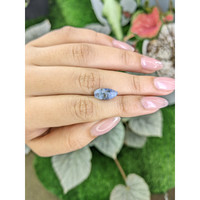 4.62 Ct. Blue Sapphire Crystal from Ceylon (Sri Lanka) Life Style