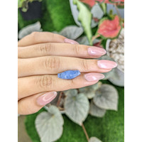 8.46 Ct. Blue Sapphire Crystal from Ceylon (Sri Lanka) Life Style
