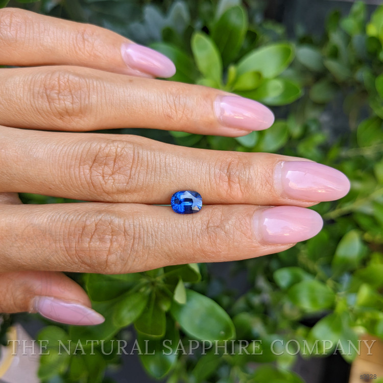1.58 Ct. Blue Sapphire from Ceylon (Sri Lanka)