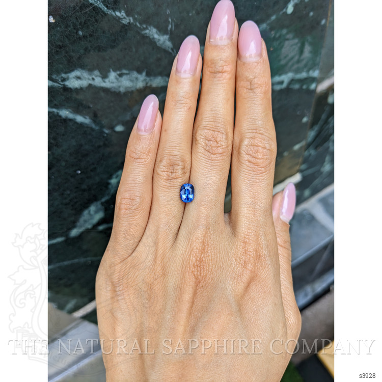 1.58 Ct. Blue Sapphire from Ceylon (Sri Lanka)