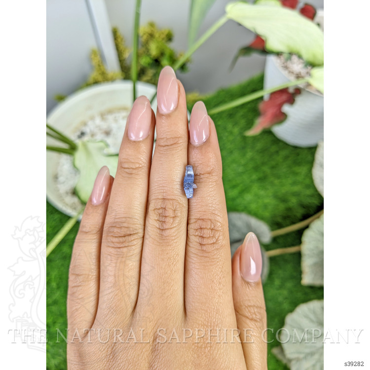 2.16 Ct. Blue Sapphire Crystal from Ceylon (Sri Lanka)