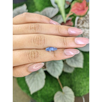 2.16 Ct. Blue Sapphire Crystal from Ceylon (Sri Lanka) Life Style