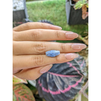 8.67 Ct. Blue Sapphire Crystal from Ceylon (Sri Lanka) Life Style