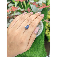 3.79 Ct. Blue Sapphire Crystal from Ceylon (Sri Lanka) Life Style