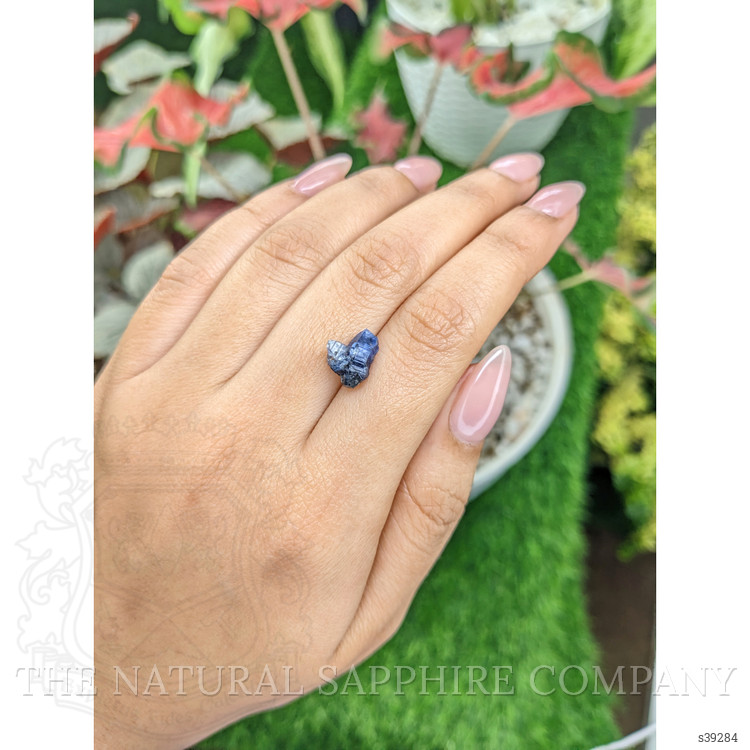 3.79 Ct. Blue Sapphire Crystal from Ceylon (Sri Lanka)