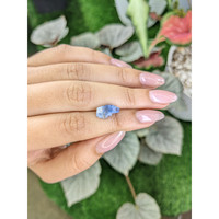 4.16 Ct. Blue Sapphire Crystal from Ceylon (Sri Lanka) Life Style